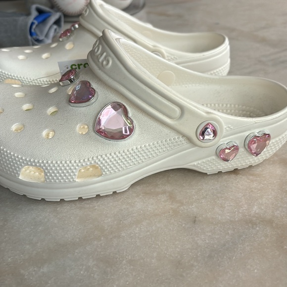 8 White Crocs - Picture 3 of 6